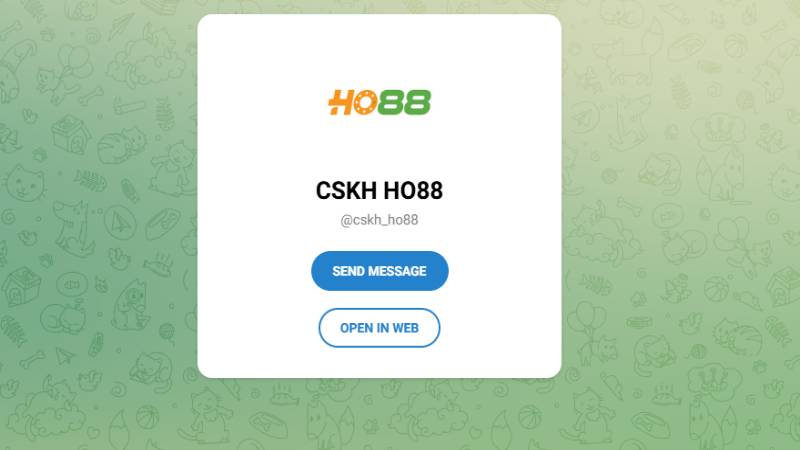Liên hệ Ho88 qua Live Chat